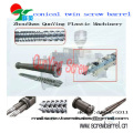 38 Crmoal Nitriding Conical Twin Screw And Barrels Twin Conical Screws And Cylinder For Pp Pvc Abs Extruder Screw Barrel 